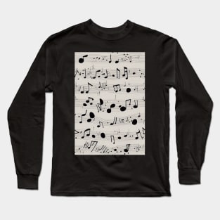 Musical Notes Pattern, perfect gift for all musicans and those who can't live without music #8 Long Sleeve T-Shirt